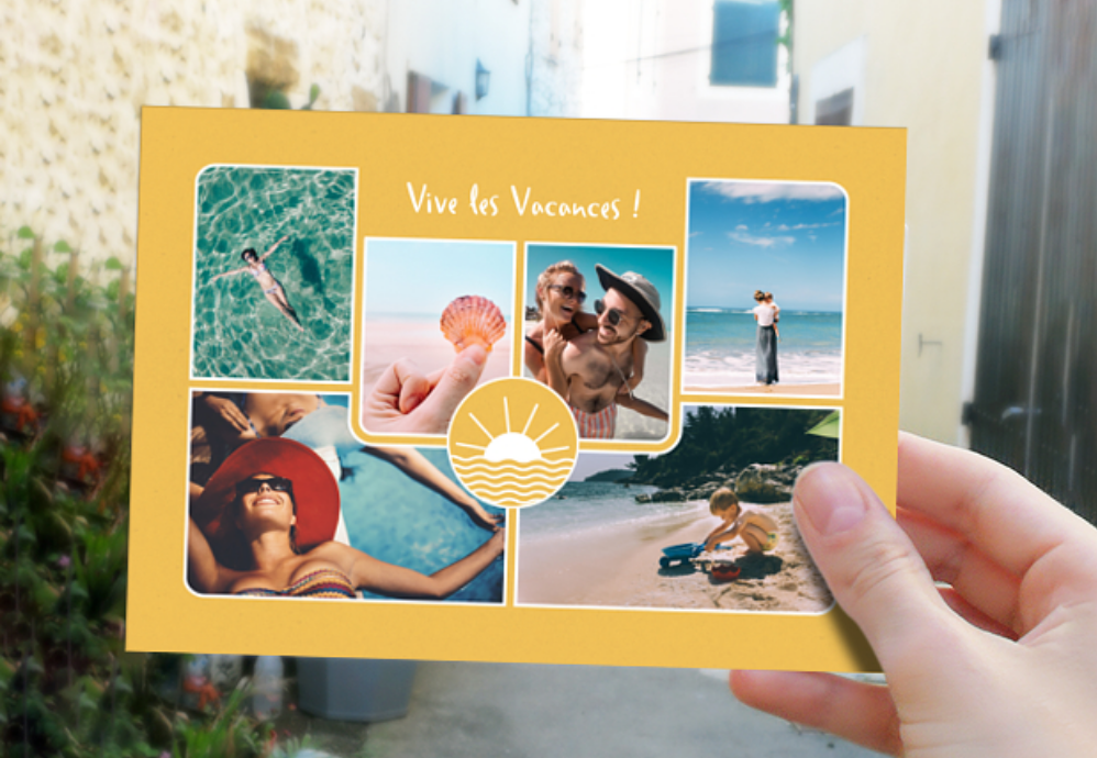 Les faire-part et cartes photos de vacances - Tourisme en famille